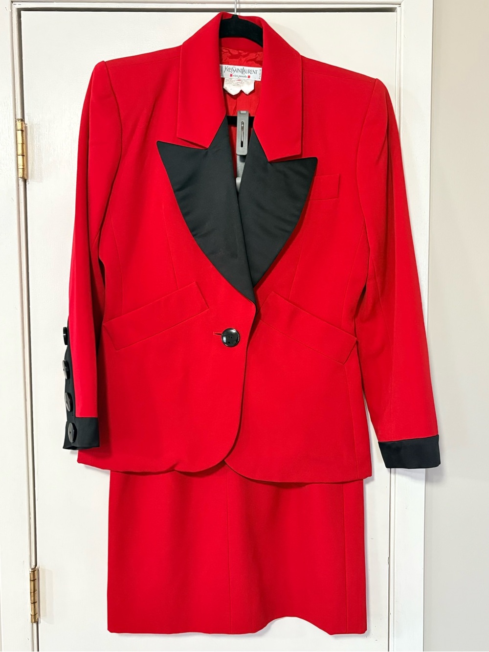 Vintage Yves Saint Laurent Skirt Suit 40